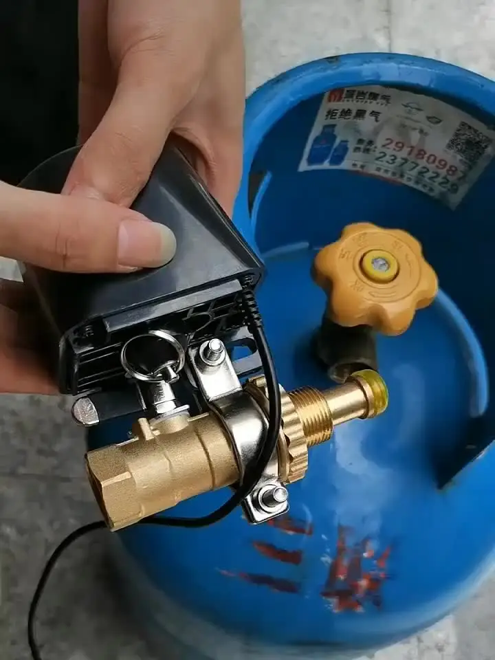 Detector De Fugas De Gas Natural Y Propano Con Válvula De Cierre Automático - Alarma Para Hogar Y Trabajo, Tamaño 1/2"