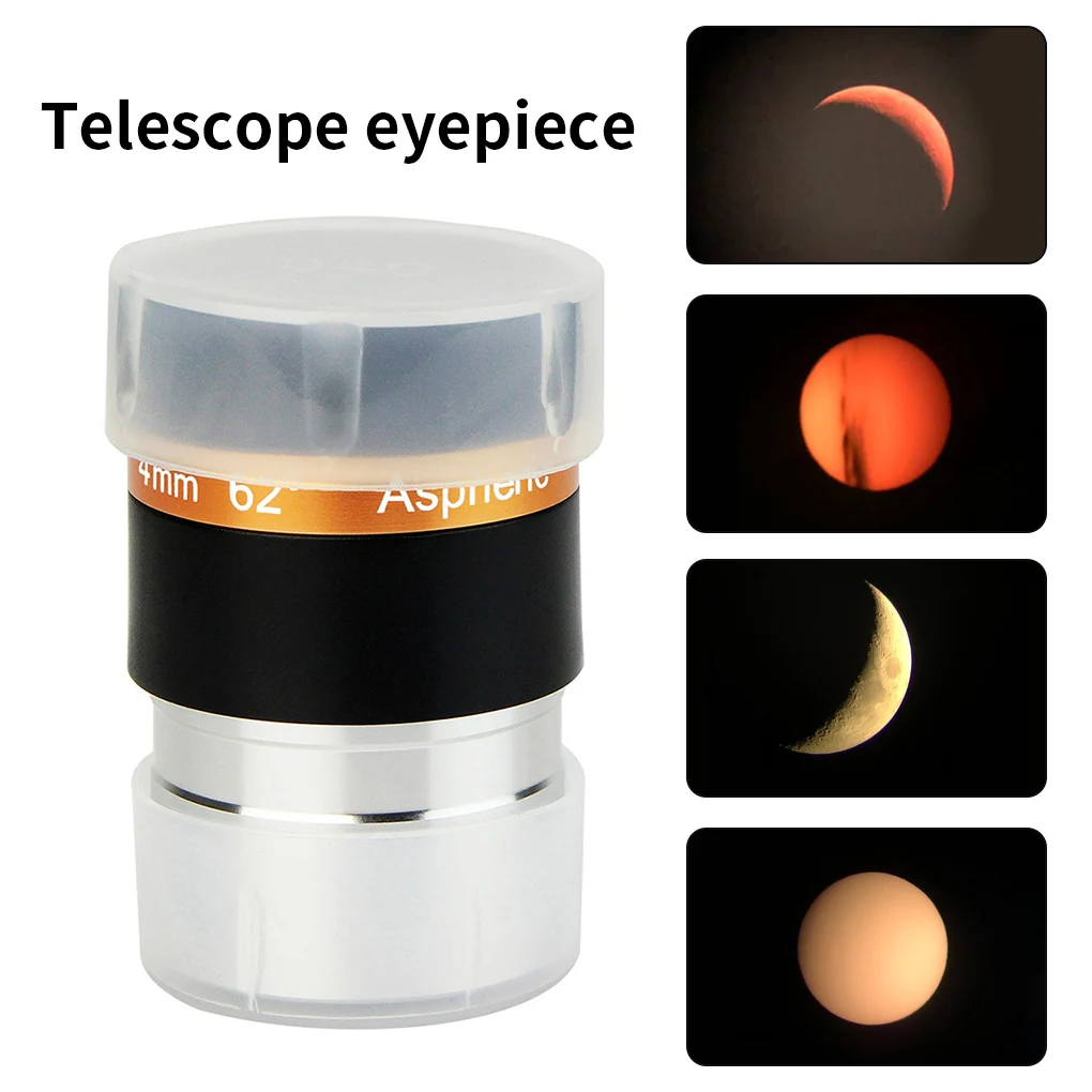 1pc Astronomical Telescope Eyepiece 1 25inch 62 Degree Wide Angle Eyepiece Planetary Eye Lens 4MM 10MM 23MM 2
