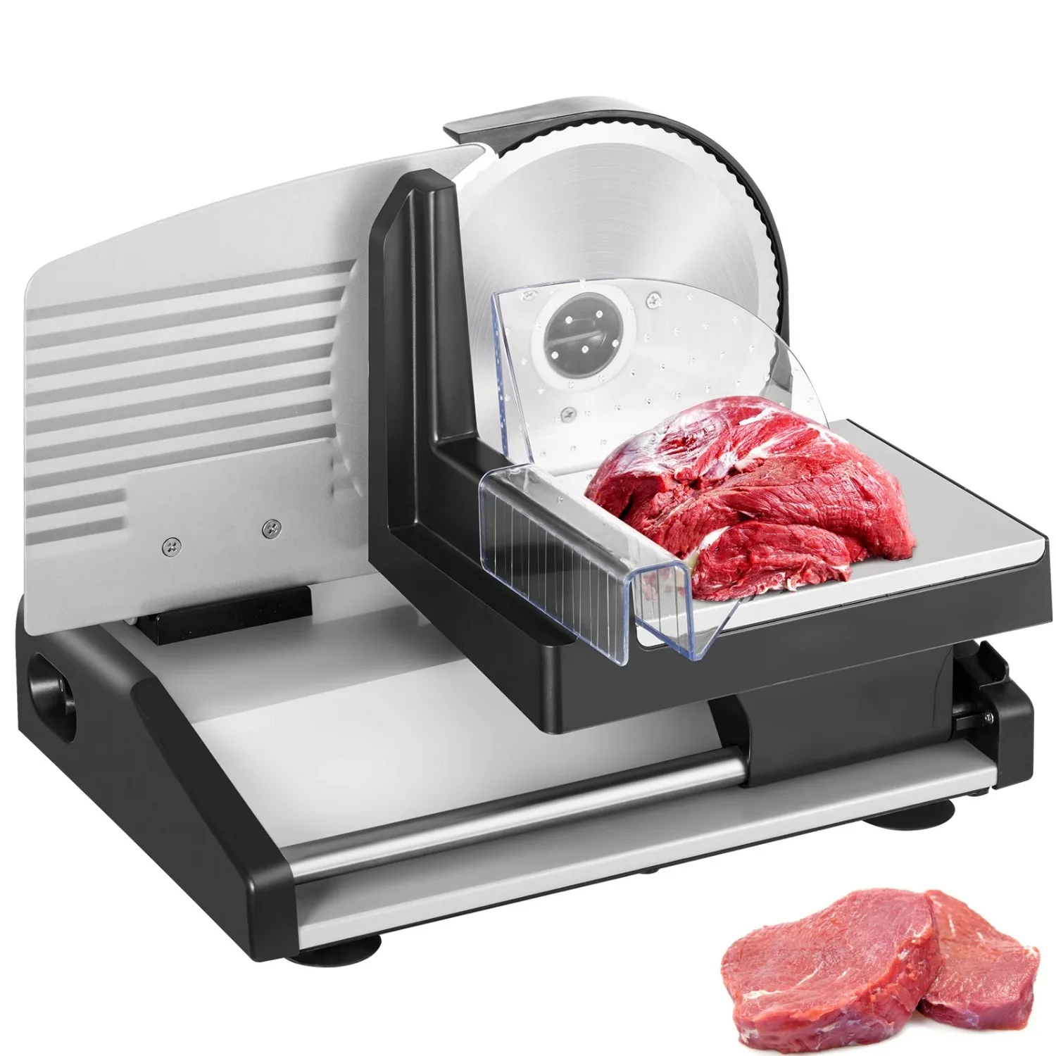 

Commercial Meat Slicer 200W Electric Deli Slicer for Meat Veggie Bread itop