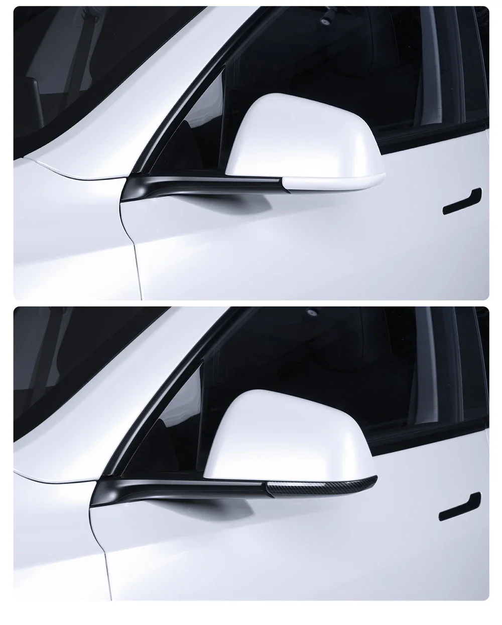 YZ für Tesla Model 3 Y Highland Juniper 2020-2025 Auto-Rückspiegel-Schutz Spiegelschutz Fahrzeug-Antikollisionsstreifen – Detail 17