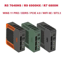SZBOX MINI PC R5 7640HS / R9 6900HX / R7 6800H WINS 11 DDR5 M.2 2280 NVME SSD PCIE 4.0 USB 4.0 WIIF 6E BT5.3 Desk Gaming Mini Pc 1