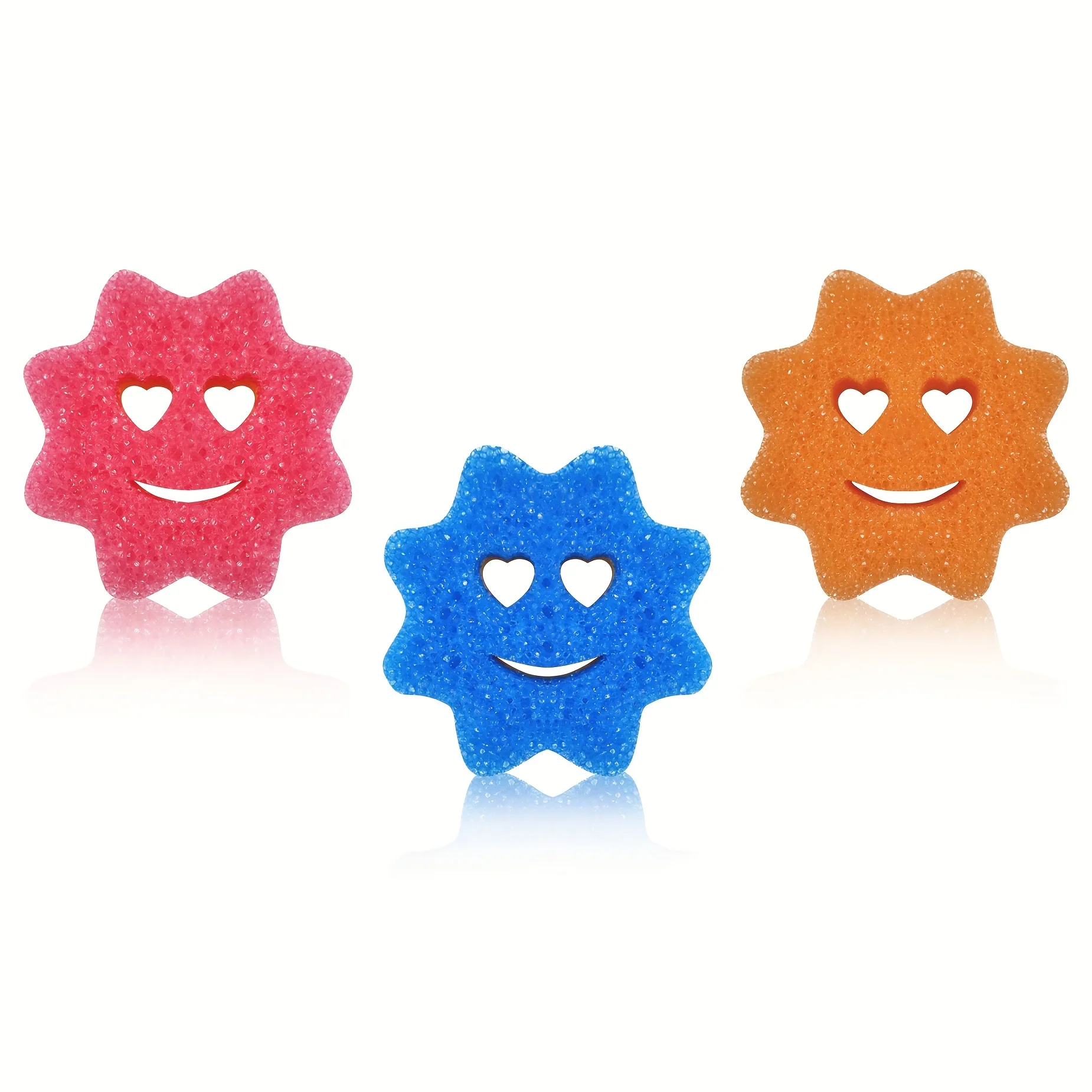 3 Parçalı Set Sevimli Sihirli Temizlik Süngeri Mutfak Yatak Odası Oturma Odası Çok Yüzeyli Silme Verimli Ev Temizlik Araçları