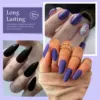 Mtssii 6ML Chocolate Brown Color Gel Nail Polish Solid And Glitter Gel Autumn Winter Semi Permanent Gel For Nails Nail Art 5