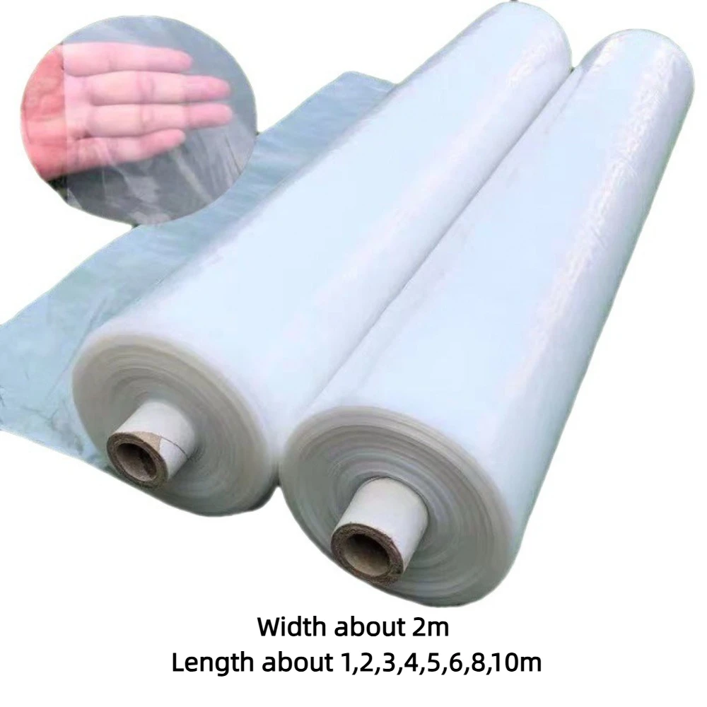Plastic Clear Greenhouse Film Polytunnel Protective Transparent Film Agricultural PE Hot House Cover Garden Accessories