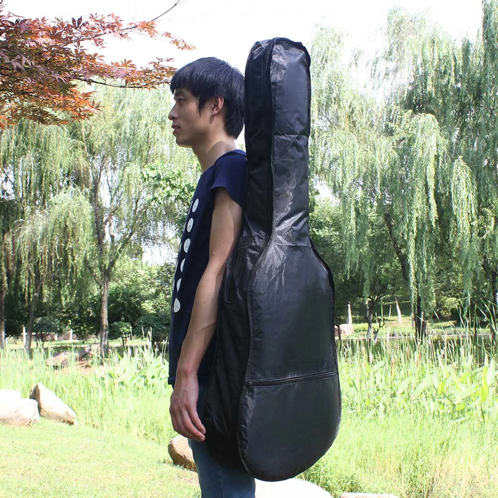 41" Acoustic Guitar Bag Double Straps Padded Guitar Case Gig Backpack  New US | eBay