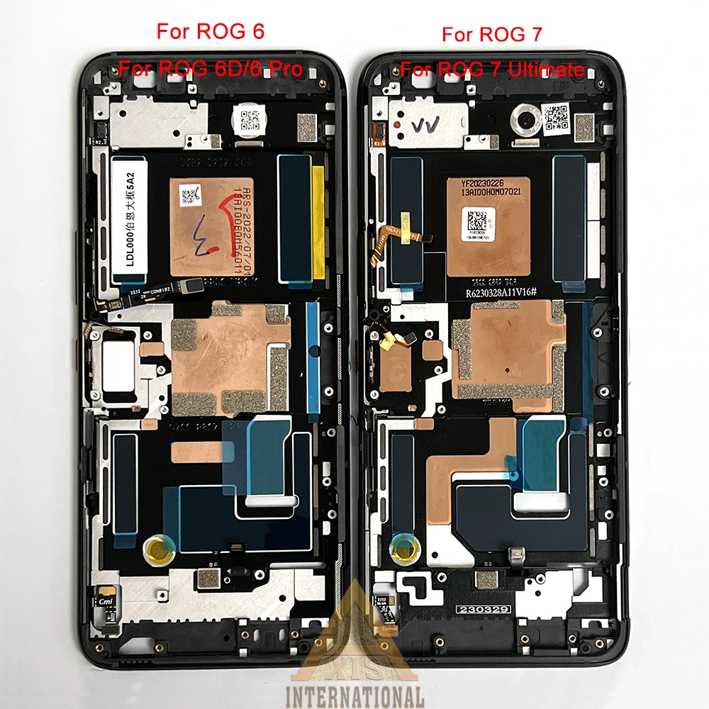 Amoled New Original For Asus ROG Phone 6 6D AI2201C LCD Display