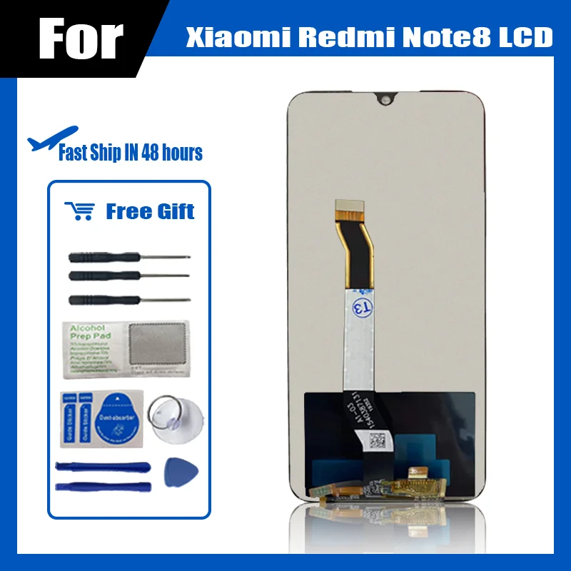 

6.3" AAA+ Lcd For Xiaomi Redmi Note 8 Display Touch Screen Digitizer Replacement For Redmi Note8 Display M1908C3JH M1908C3JG LCD