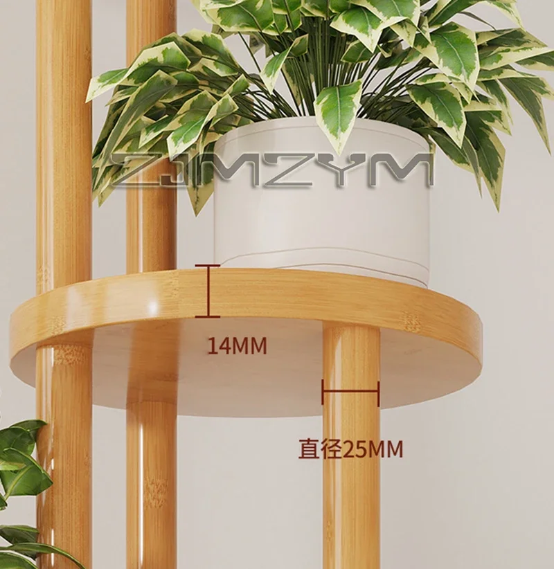 Bamboo 2 / 3 Tier Plant Stand Rack Flower Pot Holder Shelf Indoor Outdoor Planter Display Shelving Unit for Patio