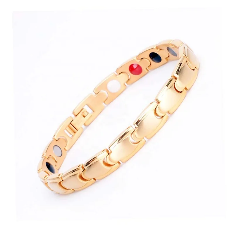 Custom  Power Energy Bracelet EMF protection gold Jewelry Bio Energy Ceramic Bracelet magnetic 4 in 1 energy bracelet breeze парфюмированный дезодорант power protection 100