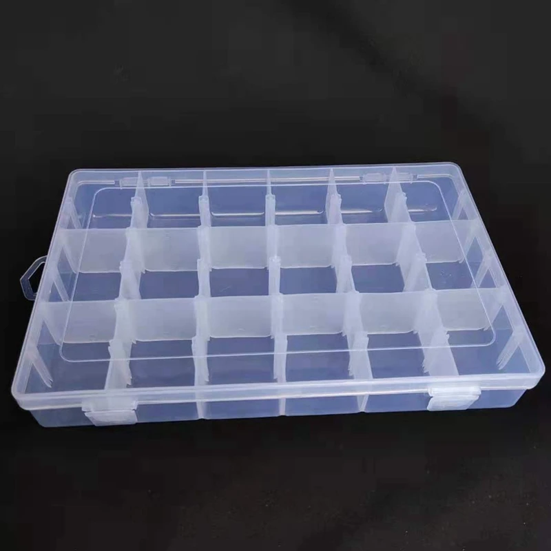 Tackle Box Organizer 18 Grids Plastic Craft Box Organizer Bead Organizer  Clear Fishing Box With Dividers, 4 Pack - AliExpress