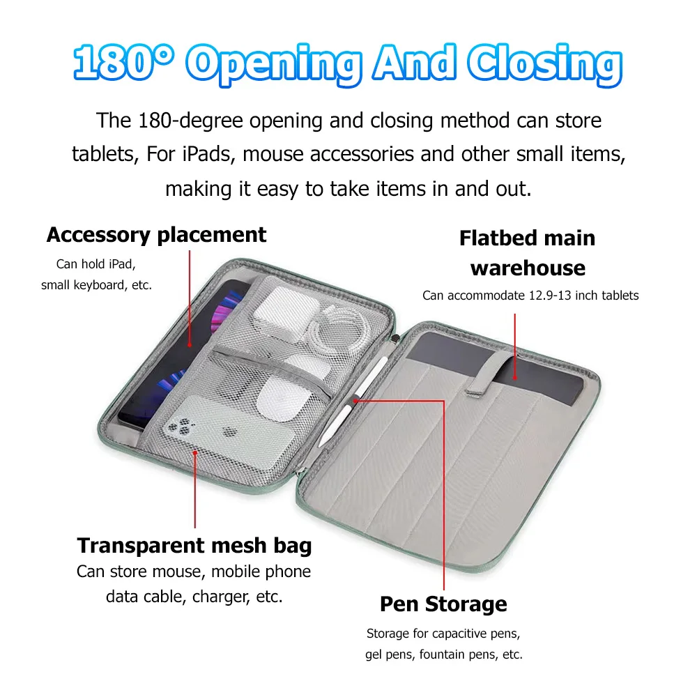 Sleek & Waterproof Tablet Sleeve Bag - Universal Fit