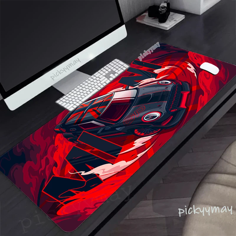 

Locking Edge Mouse Mats Large Mouse Pad Sports Car Mousepads Gamer Mousepad Desk Pads Natural Rubber Keyboard Mat Slipmat