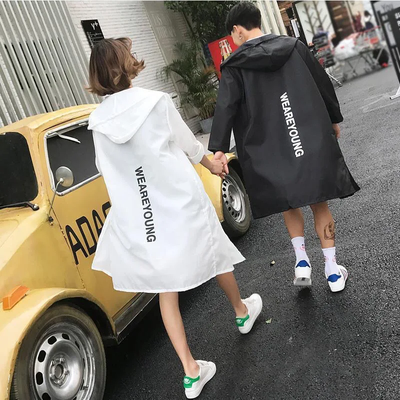 Man Fashion Spring Summer Sun Protection Clothing Long Sleeve Hoodies Coat Sweatshirts Top New Oversized Size Long Windbreaker