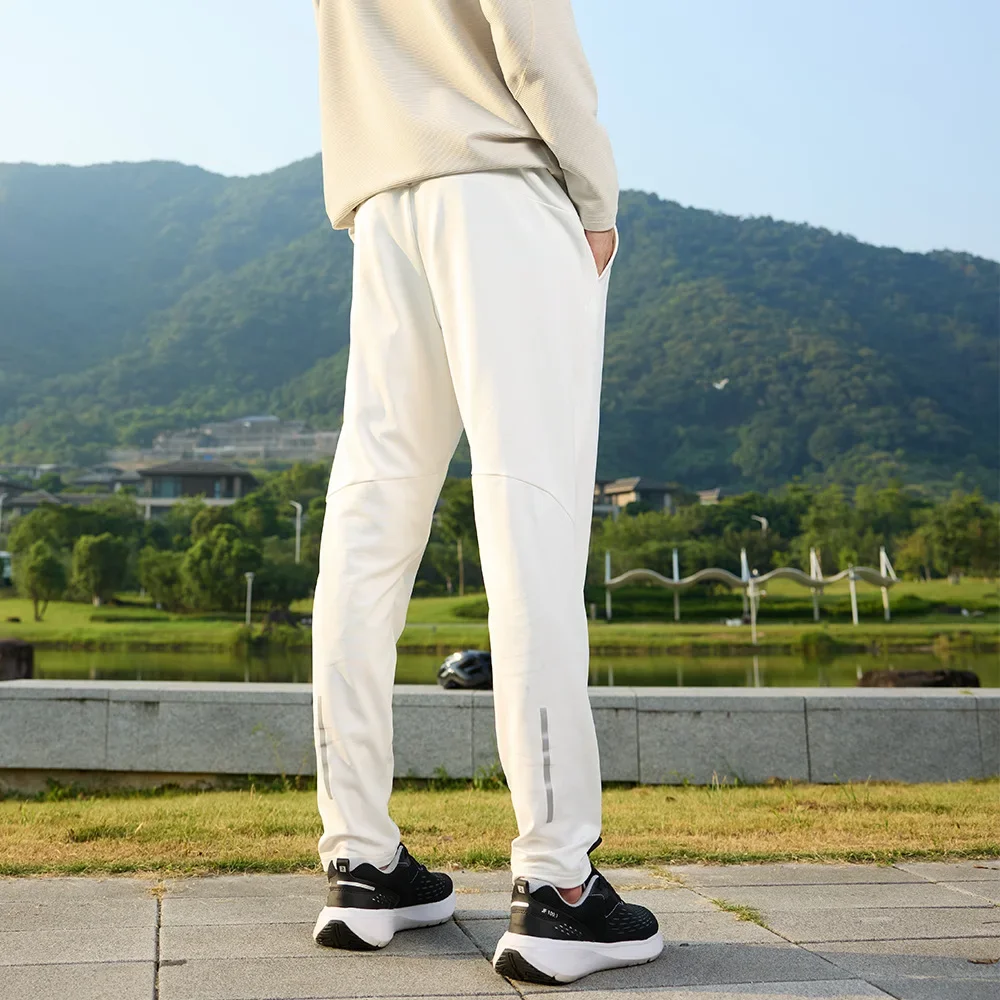 Lulu Men's Running Sweatpants Autumn/Winter Knit Casual Fitness Pants Outdoor Running Basketball Quick Dry Trousers