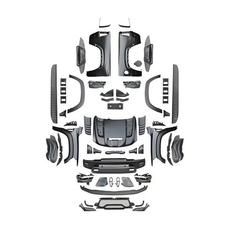 XDS T-Modification Accessories PP Front Rear Bumper Body Kits Grille For Dodge RAM 1500 2019-2023 Year BodyKit To TRX 2024High Q