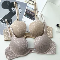Women Invisible Deep U Lingerie Oversize Sexy Underwear Low Cut Underwire Push Up Bra Set Female Bra Large size 90CD 95CD 5