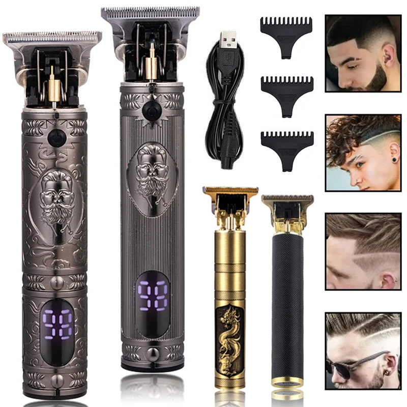Hair Clipper Electric Shaver Hair Trimmer Body Trimmer T9 LCD Display