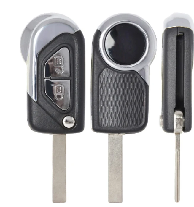 Enhanced 2-Button Folding Flip Key Shell Case