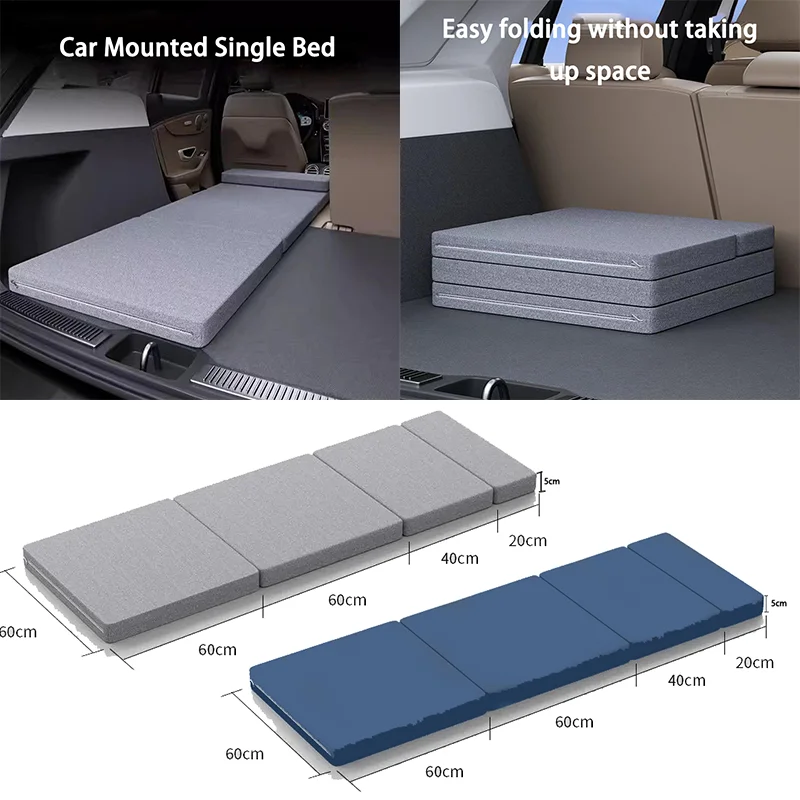Matelas de voiture lit de Camping lit pliant voyage coussin de couchage bureau tapis de repos voiture arrière coussin de couchage pliant panneau d'extension
