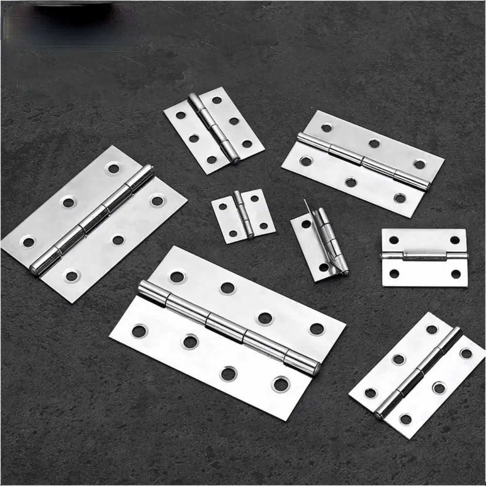 Stainless Steel Hinges Door Hinges 1PC 1/1.5/2/2.5/3 Inch Door Hinges Aluminum Core Window Accessories Furniture Hardware Folding 201 Stainless Steel Cross Hinge
