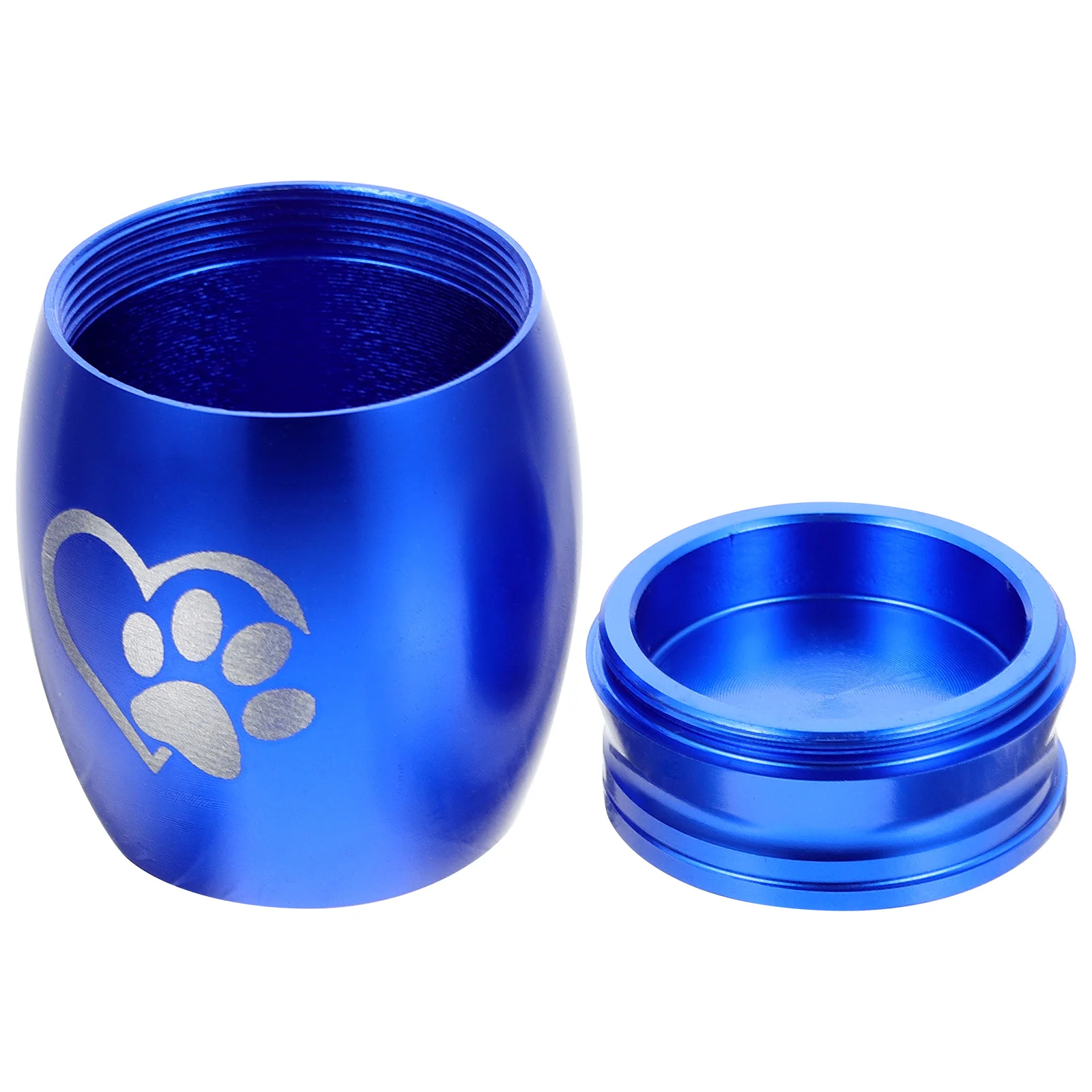 1Pc Stainless Steel Pet Urn Dog Cremation Memorial Keepsake Funeral Supplies Black Color Suitable For Room Bedroom Study