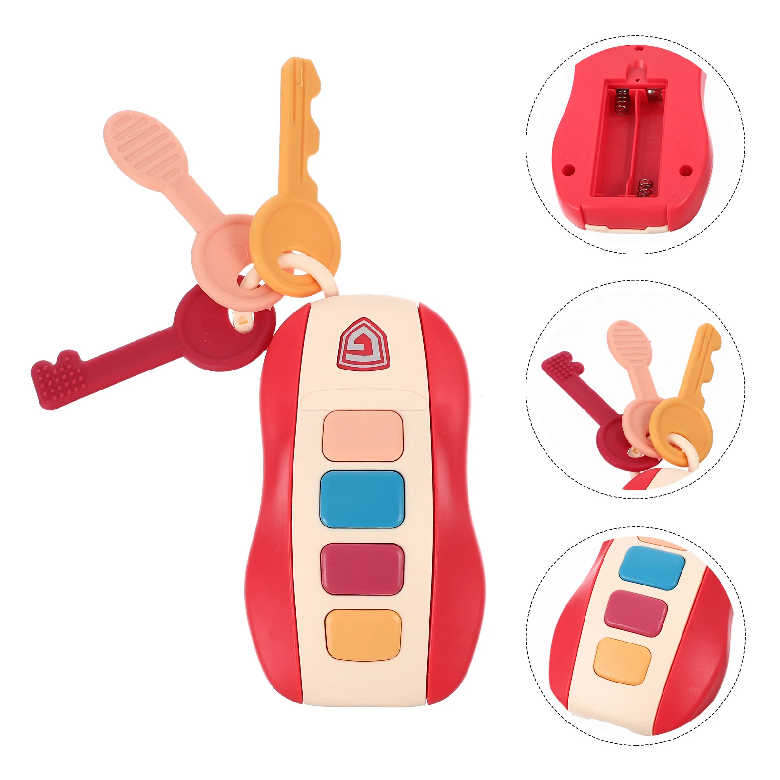 

Simulation TV Remote Control Car Key Toys Early Educational Toys Electric Numbers Learning Machine For Newborn Baby