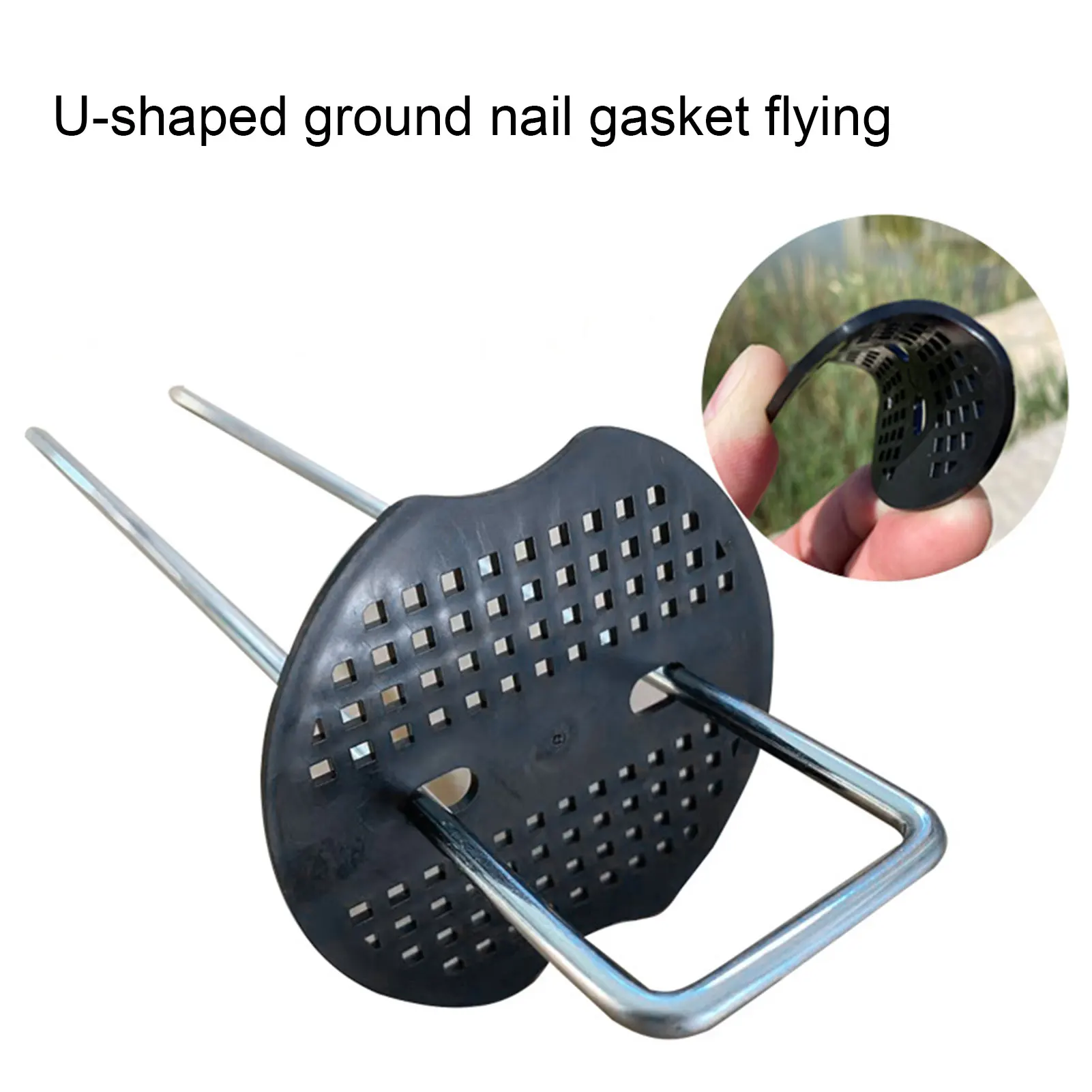Garden Staples 50/100Pcs Plastic Gaskets for U-shaped Nail