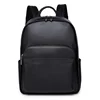 2024 New Luxury Brand Real Genuine Leather Men Solid Backpacks Student Backpack Boy Luxury 14 Inch Computer Laptop Bag 1