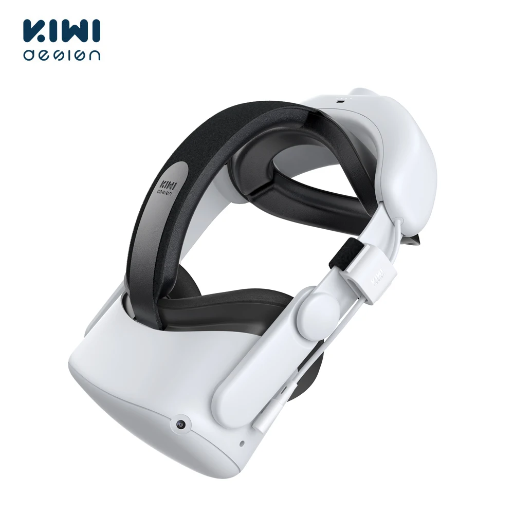 KIWI design Headset Strap Pad Replacement for Elite Strap Compatible with  Quest 2/Quest 3 (White)