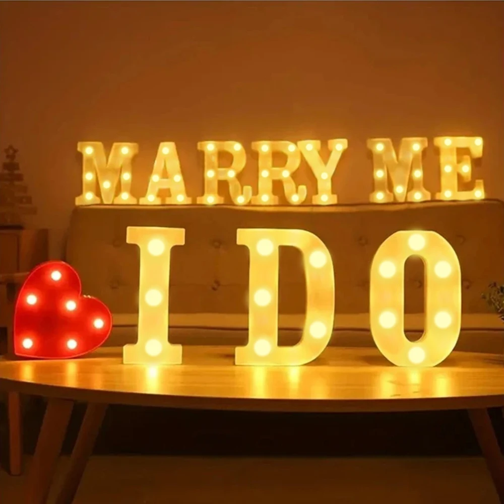 Illuminated Alphabet LED Letter Lamp - Decorative Lighting
