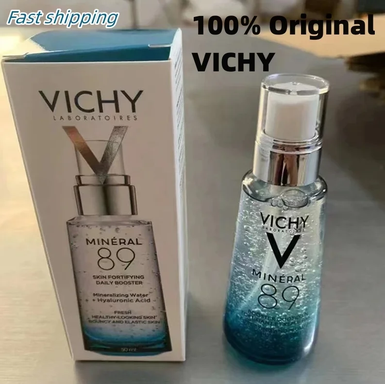 

Original Vichy Moisturizing 89 Hyaluronic Acid Hot Spring Water Volcanic Energy Facial Essence 50ml Soothing Repairing Skin Care