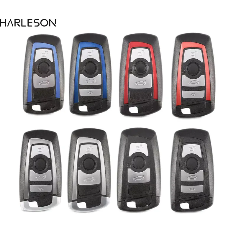 Replacement Remote Smart Car Key Shell Fob Case Cover  For BMW 3 5 7 Series F10 F20 F30 F40 X5 E92 E93 E90 X5 3/4Button