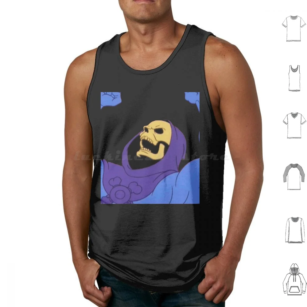 Skeletor Canotte Stampa Cotone Skeletor Hi Man