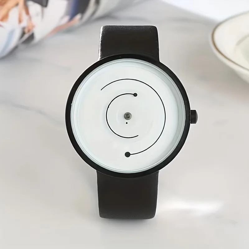Women's Trendy Wormhole Design No-Hands Wristwatch