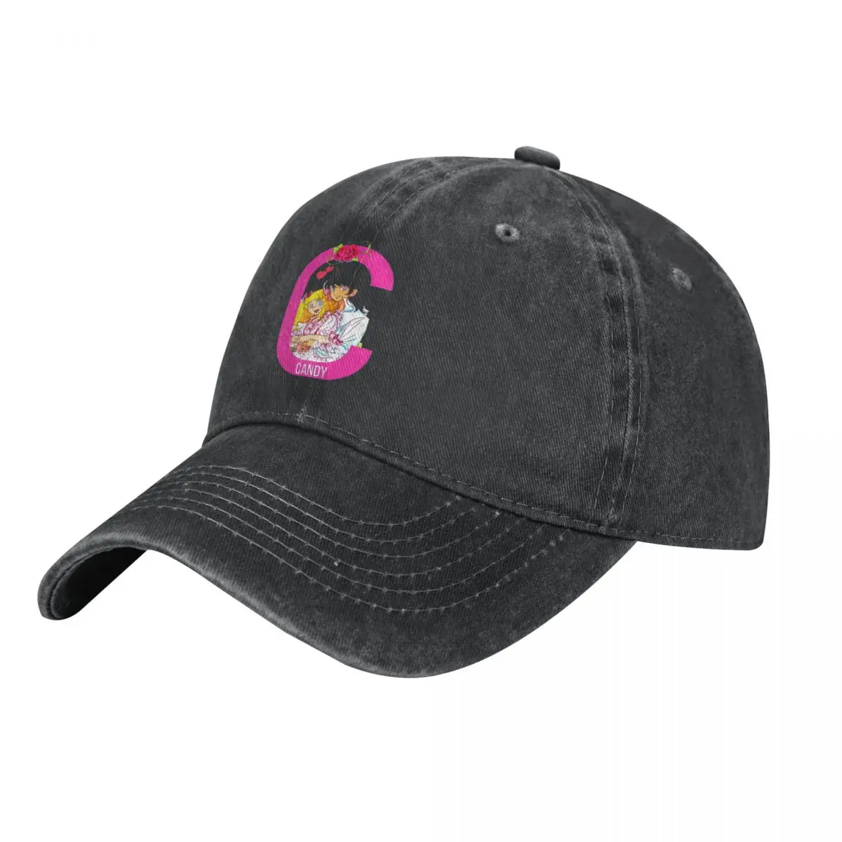 

Candy Candy Anime Multicolor Hat Peaked Women's Cap Terry Personalized Visor Protection Hats