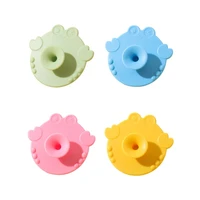 J15U Baby Safe Silicone Body Brush Multi Use for Hair Face Bath Massage Easy Cleaning