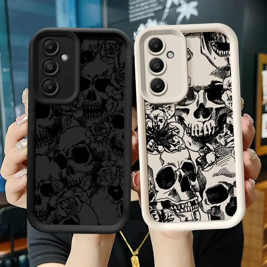 Trendy Skull Pattern Phone Cover Case