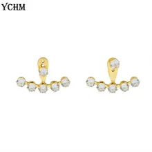 

Cubic Zircon Drop Earrings Stainess Steel Adjustable Earrings for Women with Diffrent Wearing Methods Fashion Jewelry