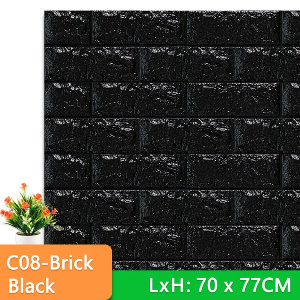 70 77CM Anti collision Self adhesive 3D Waterproof Wall Sticker XPE