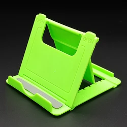 Compact Adjustable Foldable Desk Stand for Tablets and Smartphones (Green)