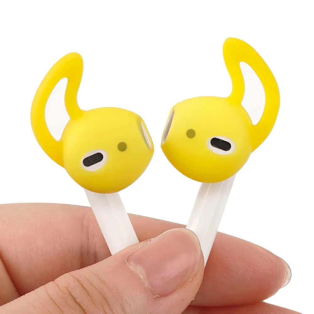 6/1 Paar In-Ear-Silikon-Ohrhörer abdeckung Ohr polster Kopfhörer kappe für Apple Airpods 1 2 Pro Ohrhörer Ohr haken Kopfhörer-Schutzhülle