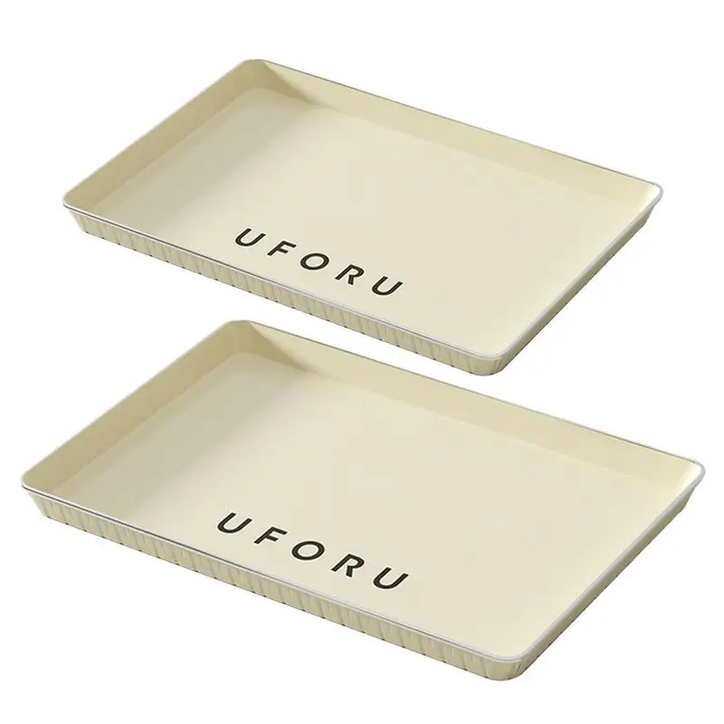 

Поднос для чайного столика, кремовый декоративный поднос для домашних питомцев, поднос для домашнего хранения, прямоугольный поднос для еды, блюд, сервировки чая, поставка