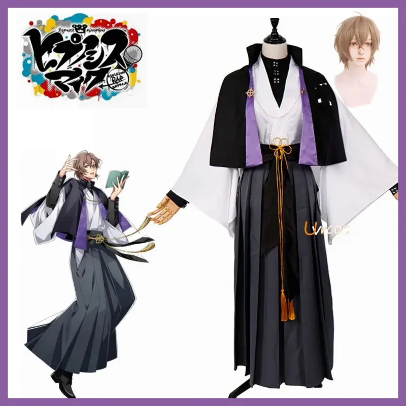 Anime Division Rap Battle Yumeno Gentaro Insulation Mic Fling Fse Phantom Wig Costume Cosplay