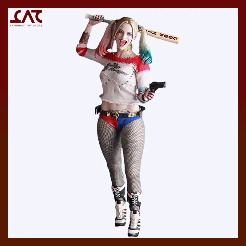 

Фигурка отряда самоубийц Harleen Quinzel, экшн-фигурка 28 см, фигурки персонажей из мультфильма «детективные комиксы», аниме-фигурки клоун, принцесса преступности, игрушка в подарок