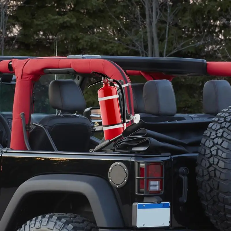 Fire Extinguisher Mount Quick Release Heavy Duty Wall Mount Bracket Secure Car Bracket For Safety Fits Most Popular Brands For