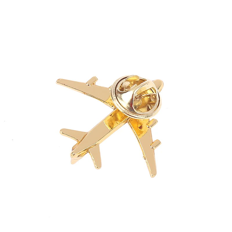 Airplane Brooch Metal Alloy Badge Vintage Pin Buckle Jewelry Accessories
