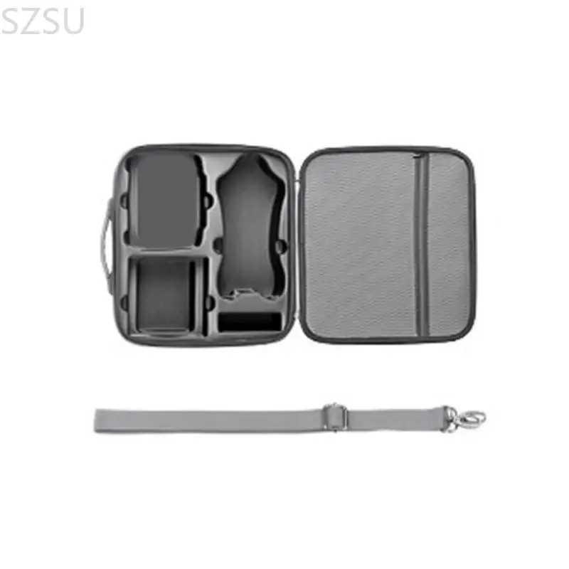 Mallette de rangement ouverte avec mousse découpée pour drone RC 2 et RC for PRO 2, accessoires inclus