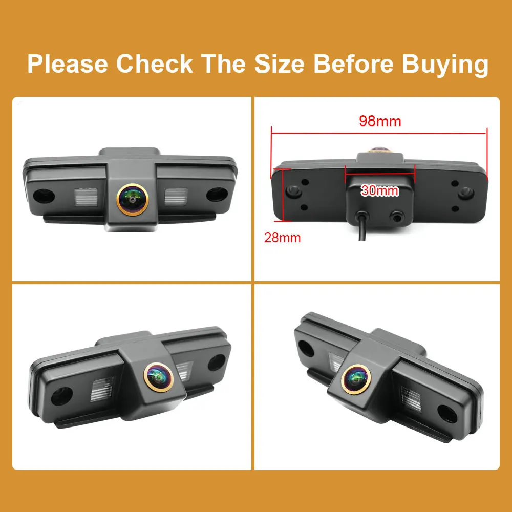 AHD Vehicle Rear View Camera For Subaru Forester SG SH 2003 - 2008