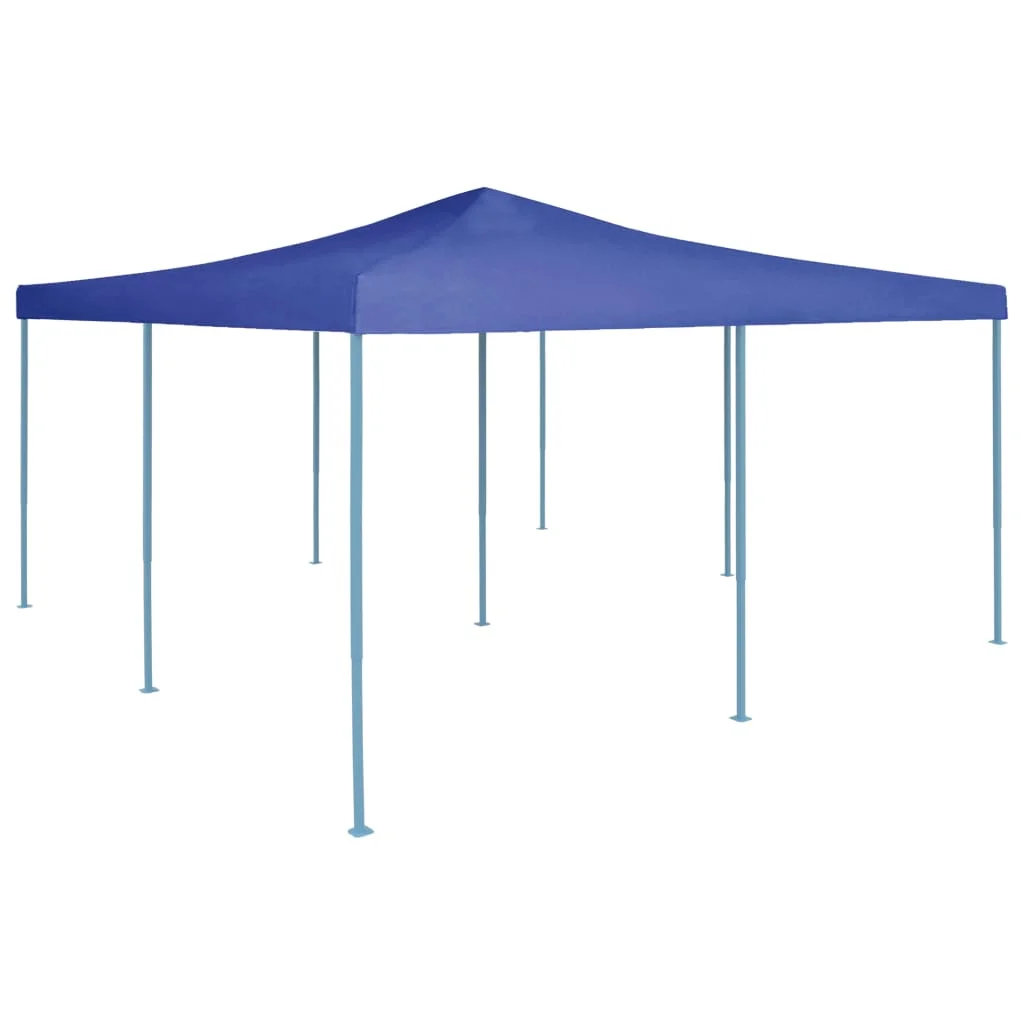 5X5 M Blu Gazebo Pieghevole Forniture Da Giardino, Baldacchino, Forniture Per Esterni, Tenda Da Sole, Ombrellone, Isolamento Termico E Antipioggia