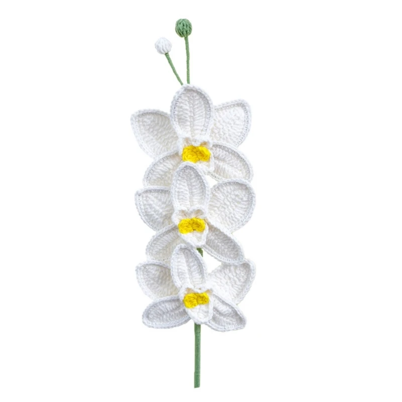 

Lovely Knitted Flower Simulation Flower for Wedding Room Display Decorations
